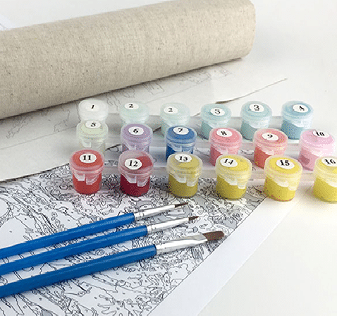 Paint by Number Tutorials For Beginners Step 1