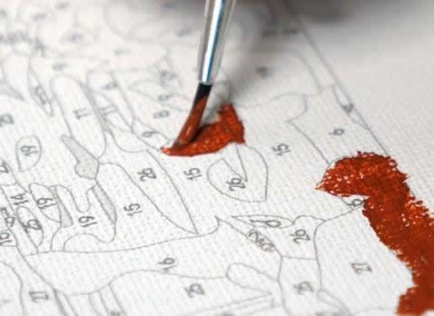 Paint by Number Tutorials For Beginners Step 2